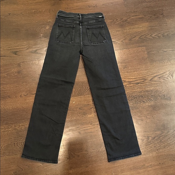 Mother Rambler Patch Pocket Zip Sneak Straight Leg in Vroom - Picture 5 of 7